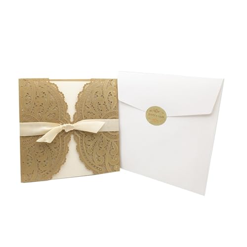 10 Stücke Laser Cut Floral Hochzeitseinladungskarte Spitze Grußkarte Benutzerdefinierte Mit Band Geburtstag Verlobung Hochzeit Partei Liefert Geeignet für Hochzeiten, Partys, Abschlussfeiern(One Set G 10 Stücke Laser Cut Floral Hochzeitseinladungskarte Spitze Grußkarte Benutzerdefinierte Mit Band Geburtstag Verlobung Hochzeit Partei Liefert Geeignet für Hochzeiten, Partys, Abschlussfeiern(One Set G von LIUHLFSR