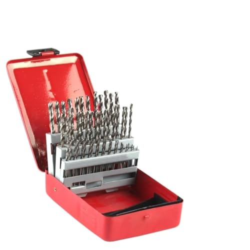 51-teiliges Kobalt-Bohrer-Set, Metall-Spiralbohrer-Set für Hartmetall, gehärteten Edelstahl und Gusseisen 51-teiliges Kobalt-Bohrer-Set, Metall-Spiralbohrer-Set für Hartmetall, gehärteten Edelstahl und Gusseisen von LIUHUANL