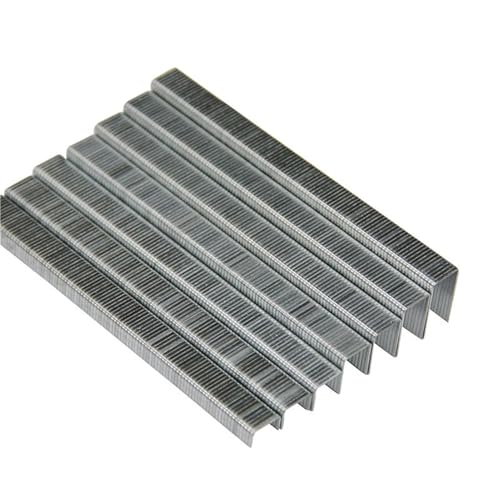 LIUHUANL 1008J/1010J/1013J Türförmige Heftklammern, 4000 Stück, F10, gerade Nägel für Holzbearbeitung, Heimwerker, Möbelheftgerät, Heftpistole (4000 Stück, F10) von LIUHUANL