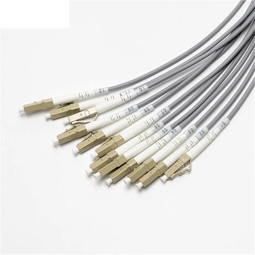 LIUHUANL 12-adriges Multimode-Patchkabel für den Außenbereich (100 m LC-LC OM1) von LIUHUANL
