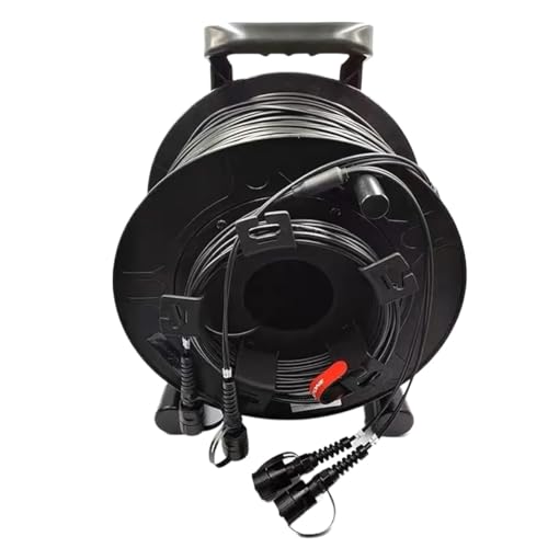 LIUHUANL Gepanzertes Glasfaser-Patchkabel, 4 Kerne, Singlemode, für den Außenbereich (400 m TPU SC-SC) von LIUHUANL