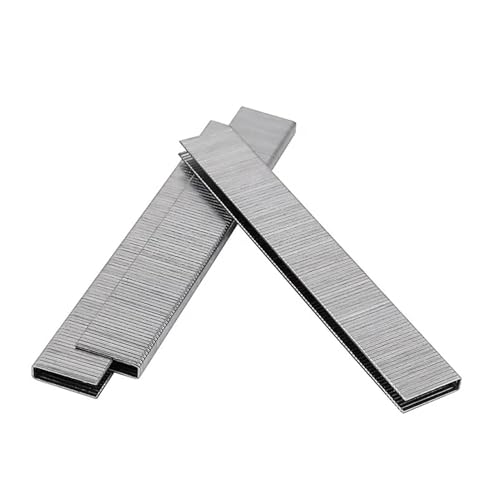 LIUHUANL Heftklammer, U-förmiger Nagel für Hefter, Möbel, Bau, Schrank, Holzbearbeitung, Beton, Material (416J, 1000 Stück) von LIUHUANL