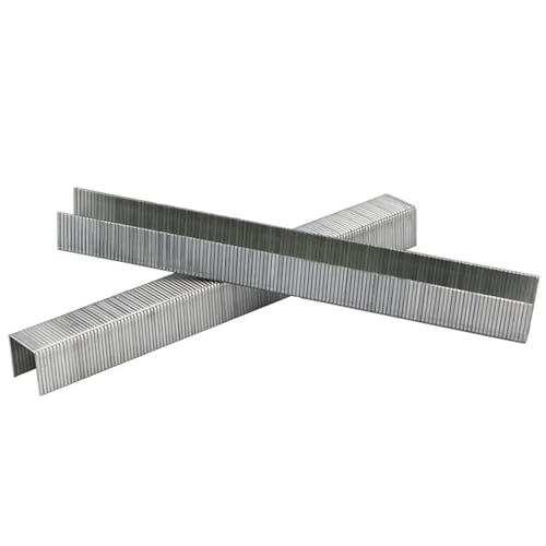 LIUHUANL Türförmige Heftklammern, 12,8 mm, Nägel für elektrische Heftgeräte, Holzmöbel, Holzbearbeitungszubehör (1000 Heftklammern, 10 mm) von LIUHUANL