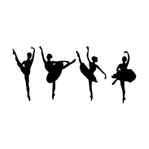 Ballerina Silhouette Wandaufkleber Mädchen Zimmer Dekoration Wandtattoo Ballett Schule Studio Tänzerin Kinderzimmer Aufkleber Tapete-S-27x57cm-Black Ballerina Silhouette Wandaufkleber Mädchen Zimmer Dekoration Wandtattoo Ballett Schule Studio Tänzerin Kinderzimmer Aufkleber Tapete-S-27x57cm-Black von LIUJIAHAO