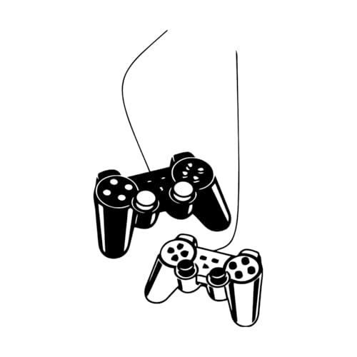 Controller Videospiel Wandtattoos für Jungen Kinderzimmer Spielzimmer Inneneinrichtung Wohnkultur Vinyl Selbstklebende Wandaufkleber-S-57x32cm-Black Controller Videospiel Wandtattoos für Jungen Kinderzimmer Spielzimmer Inneneinrichtung Wohnkultur Vinyl Selbstklebende Wandaufkleber-S-57x32cm-Black von LIUJIAHAO
