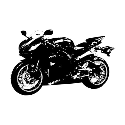 Motorrad Wandtattoo Junge Schlafzimmer Dekoration abnehmbare Vinyl Wandaufkleber VinylNursery Kinderzimmer-S-27x42cm-Black Motorrad Wandtattoo Junge Schlafzimmer Dekoration abnehmbare Vinyl Wandaufkleber VinylNursery Kinderzimmer-S-27x42cm-Black von LIUJIAHAO