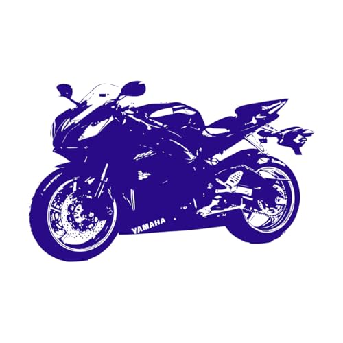 Motorrad Wandtattoo Junge Schlafzimmer Dekoration abnehmbare Vinyl Wandaufkleber VinylNursery Kinderzimmer-XL-84x132cm-Dark Blue Motorrad Wandtattoo Junge Schlafzimmer Dekoration abnehmbare Vinyl Wandaufkleber VinylNursery Kinderzimmer-XL-84x132cm-Dark Blue von LIUJIAHAO