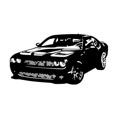 Sportwagen Wandtattoo Vinyl Art Home Decor für Supercharged Hellcat Auto Wandtattoo Aufkleber Spielzimmer Kinderzimmer-XL-84x165cm-Black Sportwagen Wandtattoo Vinyl Art Home Decor für Supercharged Hellcat Auto Wandtattoo Aufkleber Spielzimmer Kinderzimmer-XL-84x165cm-Black von LIUJIAHAO
