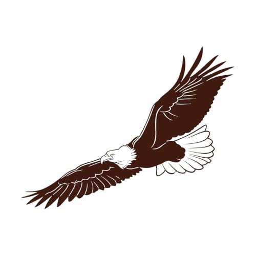 Weißkopfseeadler Wandtattoos Fliegender Adler Vinyl Wand Natur Tier Wildlife Aufkleber Vogel Schlafzimmer Kinderzimmer Wandbild Dekor-L-56x73cm-Coffee Weißkopfseeadler Wandtattoos Fliegender Adler Vinyl Wand Natur Tier Wildlife Aufkleber Vogel Schlafzimmer Kinderzimmer Wandbild Dekor-L-56x73cm-Coffee von LIUJIAHAO