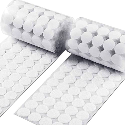 LIUJZZJ Klebe Punkte 500 Stück Punkte 20 mm Schlaufe Punkte Self Adhesive Klebend Weiß LIUJZZJ Klebe Punkte 500 Stück Punkte 20 mm Schlaufe Punkte Self Adhesive Klebend Weiß von LIUJZZJ