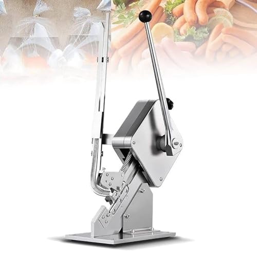 LIULIQ Manuelle U-förmige Wurstverschließmaschine, Plastikbeutelverschließmaschine, Wurstverschließmaschine Mit Festem Griff Und Dickem Boden, Karabiner Kapazität 150~200 Stück Für Supermarkt LIULIQ Manuelle U-förmige Wurstverschließmaschine, Plastikbeutelverschließmaschine, Wurstverschließmaschine Mit Festem Griff Und Dickem Boden, Karabiner Kapazität 150~200 Stück Für Supermarkt von LIULIQ