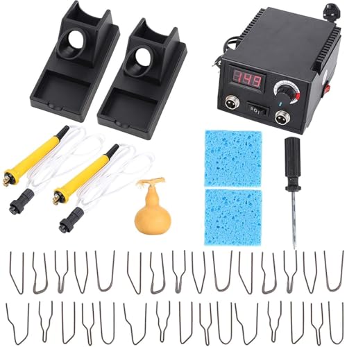 LIULIQ Professionelles Brandmalerei-Set, Einstellbares Temperatur-Holzbrennset Mit 30 Stiftspitzen, 2 Brandmalstiften Und 2 Stifthaltern Zum Prägen, Schnitzen, Löten Und Holzschnitzen LIULIQ Professionelles Brandmalerei-Set, Einstellbares Temperatur-Holzbrennset Mit 30 Stiftspitzen, 2 Brandmalstiften Und 2 Stifthaltern Zum Prägen, Schnitzen, Löten Und Holzschnitzen von LIULIQ