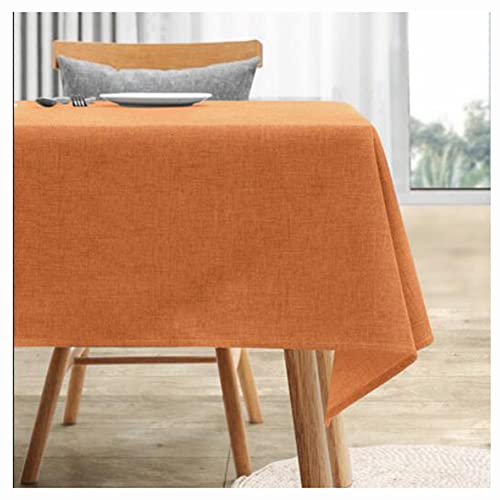 LIUNA Bettwäsche aus Baumwolle Tischdecke Einfarbig Länglich Tischdecke Staubdicht Schrumpffeste Tischdecke Dunstabzugshaube für die Küche Picknicktischdekoration (Size:120x120cm,Color:16) von LIUNA