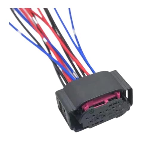 LIUSHENGJIE 12-poliger Stecker für Lenkungssensor und Radar für Schienenunterstützung 1-967680-1 972 713 8373630-03 1534151-1 1534152-1 (12p weiblich, 1 S) von LIUSHENGJIE