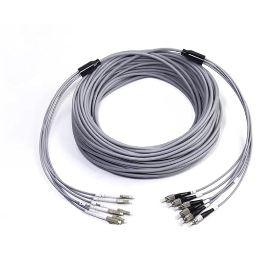 LIUSHENGJIE 6-adrig Multimode Panzer-Faser-Patchkabel (50m 1pcs SC-SC) von LIUSHENGJIE