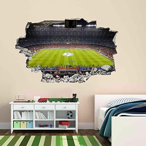 Barcelona Nou Camp Stadion Wandkunst Aufkleber Wandtattoo Kinderzimmer Dekor Barcelona Nou Camp Stadion Wandkunst Aufkleber Wandtattoo Kinderzimmer Dekor von LIUWW
