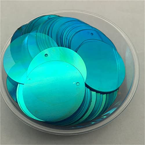 LIUXIN 10 mm, 15 mm, 20 mm, 25 mm, 30 mm, PVC, flach, rund, lose Pailletten, Pailletten, zum Nähen von Hochzeitshandwerkszubehör mit 1 Seitenloch LIUXIN 10 mm, 15 mm, 20 mm, 25 mm, 30 mm, PVC, flach, rund, lose Pailletten, Pailletten, zum Nähen von Hochzeitshandwerkszubehör mit 1 Seitenloch von LIUXIN