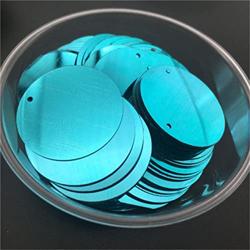 LIUXIN 10 mm, 15 mm, 20 mm, 25 mm, 30 mm, PVC, flach, rund, lose Pailletten, Pailletten, zum Nähen von Hochzeitshandwerkszubehör mit 1 Seitenloch LIUXIN 10 mm, 15 mm, 20 mm, 25 mm, 30 mm, PVC, flach, rund, lose Pailletten, Pailletten, zum Nähen von Hochzeitshandwerkszubehör mit 1 Seitenloch von LIUXIN
