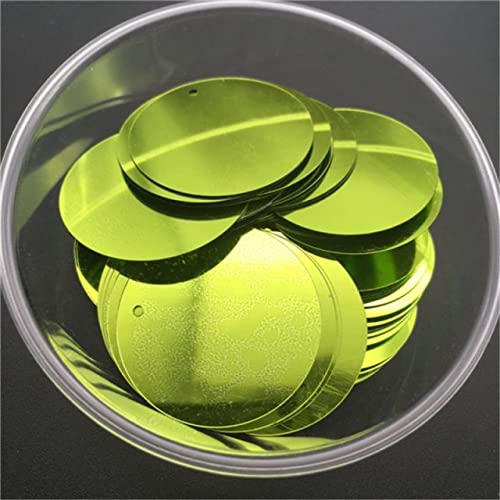 LIUXIN 10 mm, 15 mm, 20 mm, 25 mm, 30 mm, PVC, flach, rund, lose Pailletten, Pailletten, zum Nähen von Hochzeitshandwerkszubehör mit 1 Seitenloch LIUXIN 10 mm, 15 mm, 20 mm, 25 mm, 30 mm, PVC, flach, rund, lose Pailletten, Pailletten, zum Nähen von Hochzeitshandwerkszubehör mit 1 Seitenloch von LIUXIN