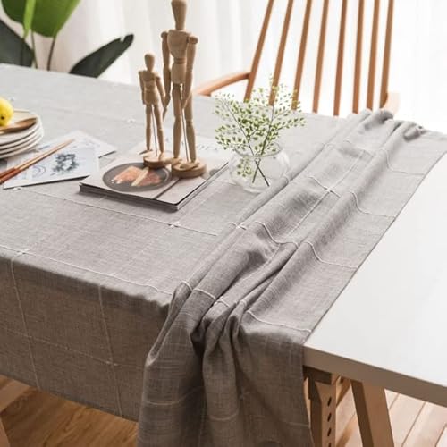 Nordic Stickerei Tischdecke Leinen Baumwolle dekorative Tischdecke für Dining Party Hochzeit rechteckige Tapete von LIUXIN