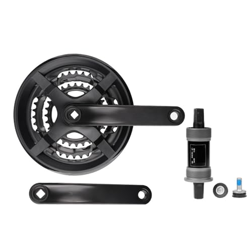 LIUZIKUN Mountainbike-Kurbelgarnitur, Speed Gear, Vierkant-Kurbelarm, leichtes Gewicht, für Verschiedene Fahrradmodelle von LIUZIKUN