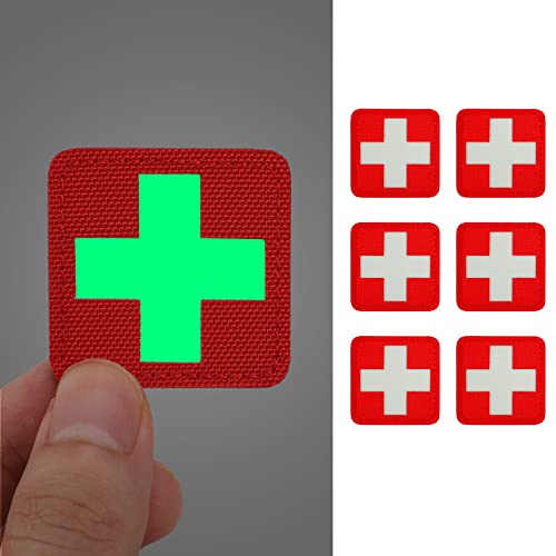 LIVANS Medic Red Cross Patch, First Aid Morable Patch Perfect for Tactical IFAK, EMT Trauma Pouch 1.5 Inch 3D High Relief Patch Nurse Doctor Emergency Logo PVC Rubber Bundle 6 Pieces LIVANS Medic Red Cross Patch, First Aid Morable Patch Perfect for Tactical IFAK, EMT Trauma Pouch 1.5 Inch 3D High Relief Patch Nurse Doctor Emergency Logo PVC Rubber Bundle 6 Pieces von LIVANS
