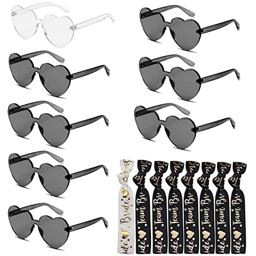 LIVESTN 16 Stück JGA Brille Team Braut Armbänder, Bride to Be Herz Brille Set 8 Paar JGA Partybrillen Set+8 Bride Armband Bride Herz Brille Team Braut Brille für Hochzeit Geburtstag Party LIVESTN 16 Stück JGA Brille Team Braut Armbänder, Bride to Be Herz Brille Set 8 Paar JGA Partybrillen Set+8 Bride Armband Bride Herz Brille Team Braut Brille für Hochzeit Geburtstag Party von LIVESTN