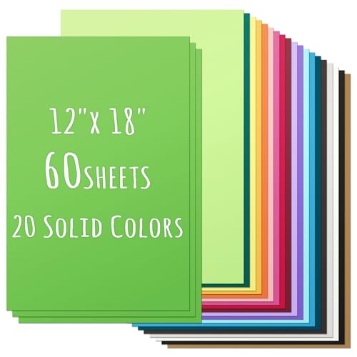 30,5 x 45,7 cm, 60 Blatt, großes, bedruckbares Kartonpapier, schwerer 36,3 kg Einband, mattes Finish, ideal für Flyer, Speisekarten, Umschläge, Postertafeln 30,5 x 45,7 cm, 60 Blatt, großes, bedruckbares Kartonpapier, schwerer 36,3 kg Einband, mattes Finish, ideal für Flyer, Speisekarten, Umschläge, Postertafeln von LIVHOLIC