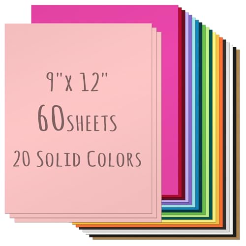 Großer farbiger Karton, 22,9 x 30,5 cm, 60 Blatt, 20 verschiedene Farben, fester Kern für Kartenherstellung, Papierbastelarbeiten, Plakatwand, blanko Großer farbiger Karton, 22,9 x 30,5 cm, 60 Blatt, 20 verschiedene Farben, fester Kern für Kartenherstellung, Papierbastelarbeiten, Plakatwand, blanko von LIVHOLIC