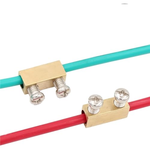 LIXIAOC 6 Stück/Los, Hochleistungs-Kupferklemmenverbinder, 1000 V, 60 A, mit zwei Klemmen, feste Verdrahtung, 2,5–16 mm LIXIAOC 6 Stück/Los, Hochleistungs-Kupferklemmenverbinder, 1000 V, 60 A, mit zwei Klemmen, feste Verdrahtung, 2,5–16 mm von LIXIAOC