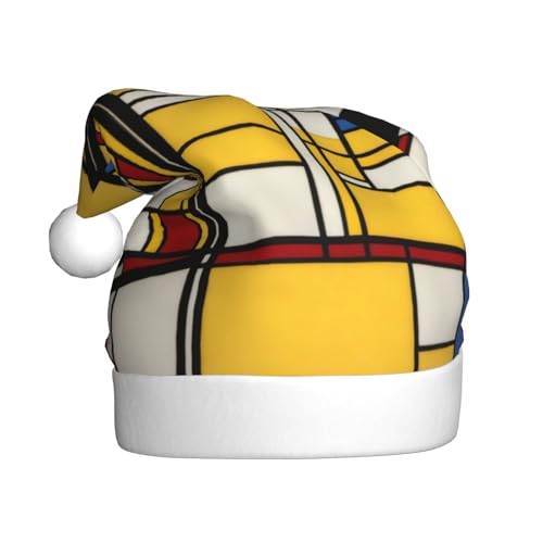 LIXLZH Afrikanischer Schlammstoff, Tribal-Druck, Weihnachtsmannmütze, Unisex, Wintermütze, niedlich, auffällig von LIXLZH