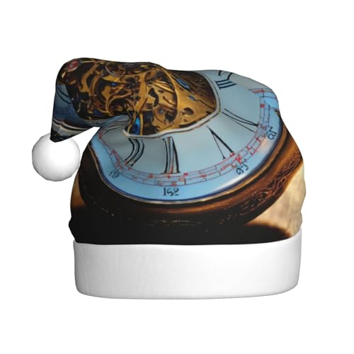 LIXLZH Gears Clock Bronze-Weihnachtsmütze für Erwachsene, Unisex, Wintermütze, niedlich, auffällig LIXLZH Gears Clock Bronze-Weihnachtsmütze für Erwachsene, Unisex, Wintermütze, niedlich, auffällig von LIXLZH