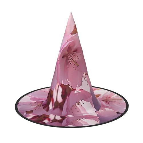 LIXLZH Hut mit Kirschblüten, Partyzubehör, Kostümzubehör, Zauberer, Maskerade, Halloween, Spitzhut LIXLZH Hut mit Kirschblüten, Partyzubehör, Kostümzubehör, Zauberer, Maskerade, Halloween, Spitzhut von LIXLZH