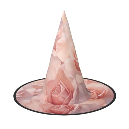 LIXLZH Hut mit Rosenmuster, Blumendruck, Partyzubehör, Kostümzubehör, Zauberer, Maskerade, Halloween, Hut mit Spitzhut LIXLZH Hut mit Rosenmuster, Blumendruck, Partyzubehör, Kostümzubehör, Zauberer, Maskerade, Halloween, Hut mit Spitzhut von LIXLZH