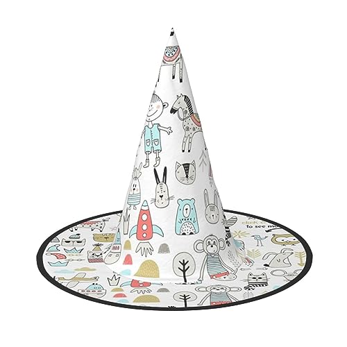 LIXLZH Hut mit Tiermotiv, Kaninchen, Fuchs, Dee, Druck, Partyzubehör, Kostümzubehör, Zauberer, Maskerade, Halloween, Hut mit Spitzhut LIXLZH Hut mit Tiermotiv, Kaninchen, Fuchs, Dee, Druck, Partyzubehör, Kostümzubehör, Zauberer, Maskerade, Halloween, Hut mit Spitzhut von LIXLZH