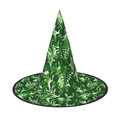 LIXLZH Monstera Deliciosa Hut mit Bananenpalmenaufdruck, Partyzubehör, Kostümzubehör, Zauberer, Maskerade, Halloween, Hut mit Spitzhut LIXLZH Monstera Deliciosa Hut mit Bananenpalmenaufdruck, Partyzubehör, Kostümzubehör, Zauberer, Maskerade, Halloween, Hut mit Spitzhut von LIXLZH