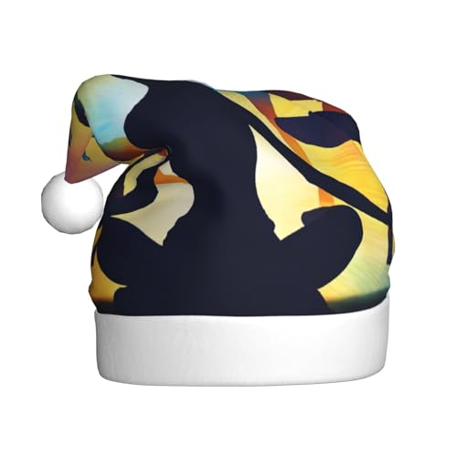 LIXLZH Nikolausmütze mit Gymnastik-Spieldruck, Unisex, Wintermütze, niedlich, auffällig LIXLZH Nikolausmütze mit Gymnastik-Spieldruck, Unisex, Wintermütze, niedlich, auffällig von LIXLZH