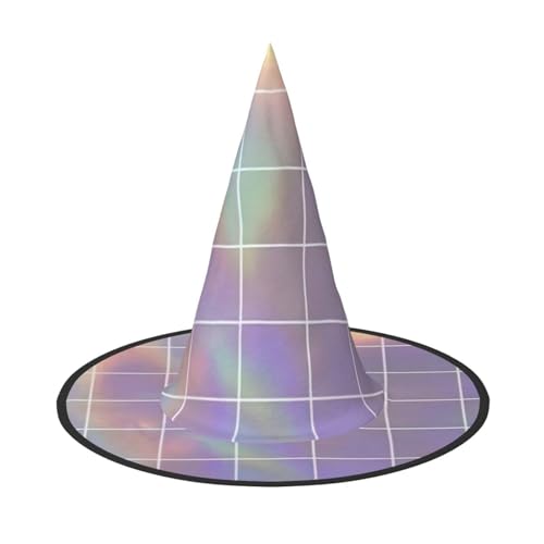 LIXLZH Reflektierender quadratischer Hut mit aufgedrucktem Druck, Partyzubehör, Kostümzubehör, Zauberer, Maskerade, Halloween, Hut, spitzer Hut LIXLZH Reflektierender quadratischer Hut mit aufgedrucktem Druck, Partyzubehör, Kostümzubehör, Zauberer, Maskerade, Halloween, Hut, spitzer Hut von LIXLZH