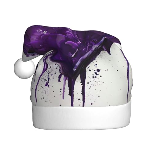 LIXLZH Violette Weihnachtsmannmütze für Erwachsene, Unisex, Wintermütze, niedlich, auffällig LIXLZH Violette Weihnachtsmannmütze für Erwachsene, Unisex, Wintermütze, niedlich, auffällig von LIXLZH