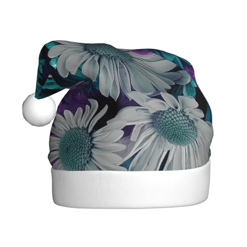 LIXLZH Weihnachtsmütze für Erwachsene, unisex, mit Blumen-Aufdruck, niedlich, mit auffälligen Blicken, Weihnachtsmütze, festliche Party LIXLZH Weihnachtsmütze für Erwachsene, unisex, mit Blumen-Aufdruck, niedlich, mit auffälligen Blicken, Weihnachtsmütze, festliche Party von LIXLZH