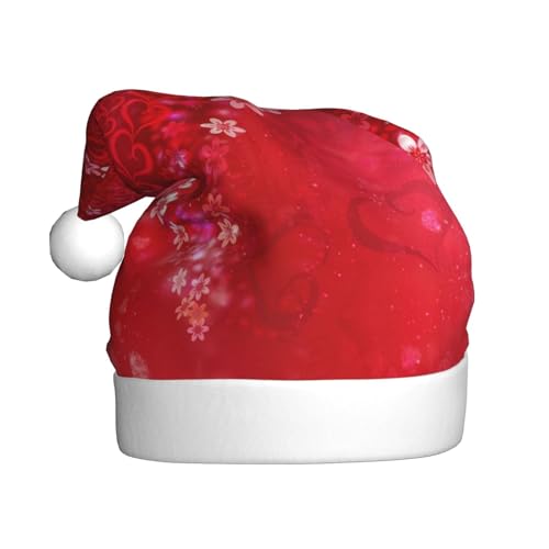 LIXLZH Weihnachtsmütze für Erwachsene, unisex, niedlich, auffällig, Weihnachtsmannmütze, Weihnachtsmannmütze, Rot LIXLZH Weihnachtsmütze für Erwachsene, unisex, niedlich, auffällig, Weihnachtsmannmütze, Weihnachtsmannmütze, Rot von LIXLZH