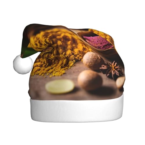 LIXLZH Weihnachtsmütze mit Gewürz-Aufdruck, Unisex, Wintermütze, niedlich, auffällig von LIXLZH