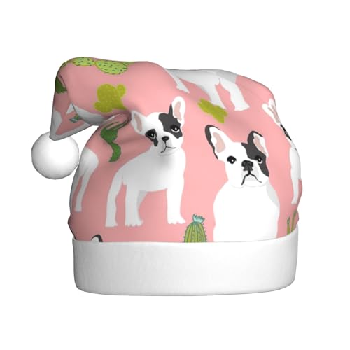 LIXLZH Weihnachtsmütze mit Kaktus- und Hunde-Aufdruck, Unisex, Wintermütze, niedlich, auffällig LIXLZH Weihnachtsmütze mit Kaktus- und Hunde-Aufdruck, Unisex, Wintermütze, niedlich, auffällig von LIXLZH
