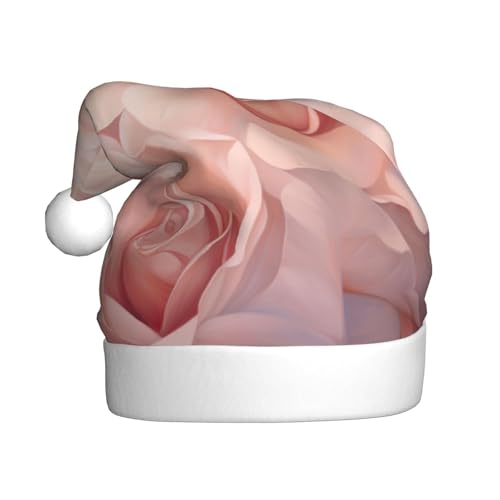 LIXLZH Weihnachtsmütze mit Rosenmuster, Blumendruck, Unisex, Wintermütze, niedlich, auffällig LIXLZH Weihnachtsmütze mit Rosenmuster, Blumendruck, Unisex, Wintermütze, niedlich, auffällig von LIXLZH