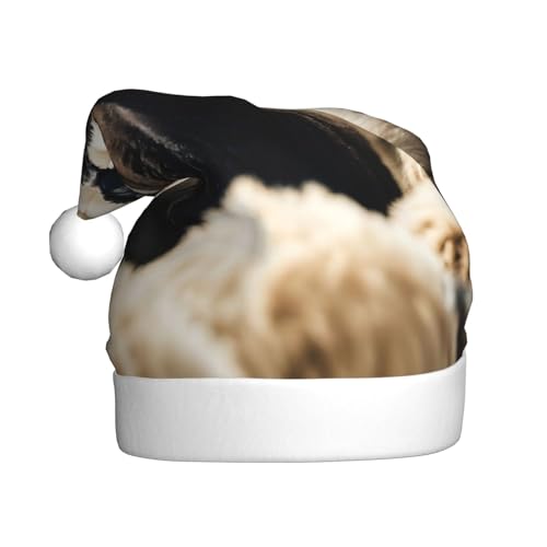 LIXLZH Weihnachtsmütze mit Schaf- und Lämmer-Aufdruck, Unisex, Wintermütze, niedlich, auffällig LIXLZH Weihnachtsmütze mit Schaf- und Lämmer-Aufdruck, Unisex, Wintermütze, niedlich, auffällig von LIXLZH
