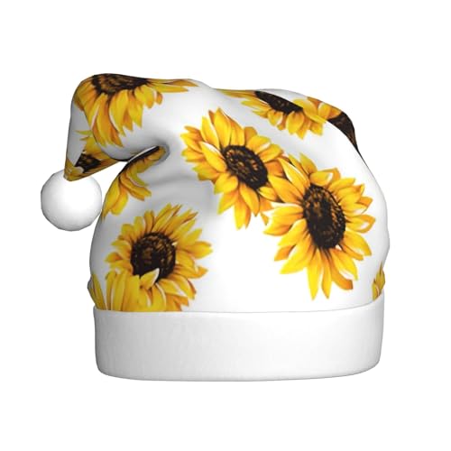 LIXLZH Weihnachtsmütze mit Sonnenblumen-Aufdruck, Unisex, Wintermütze, niedlich, auffällig LIXLZH Weihnachtsmütze mit Sonnenblumen-Aufdruck, Unisex, Wintermütze, niedlich, auffällig von LIXLZH
