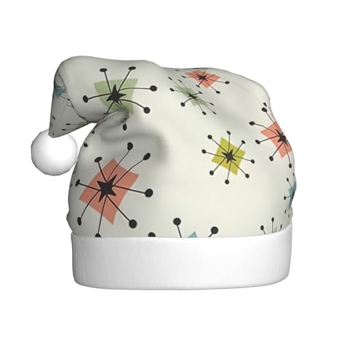 LIXLZH Weihnachtsmütze mit abstraktem geometrischem Muster, Weltraumdruck, Unisex, Wintermütze, niedlich, auffällig LIXLZH Weihnachtsmütze mit abstraktem geometrischem Muster, Weltraumdruck, Unisex, Wintermütze, niedlich, auffällig von LIXLZH