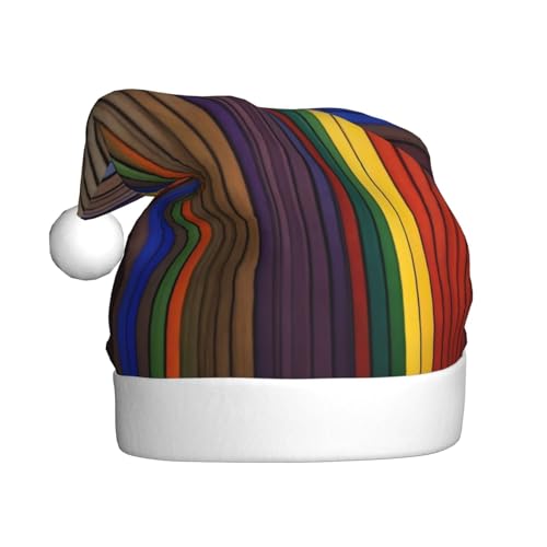 LIXLZH Weihnachtsmütze mit buntem Ziegeldruck, Unisex, Wintermütze, niedlich, auffällig LIXLZH Weihnachtsmütze mit buntem Ziegeldruck, Unisex, Wintermütze, niedlich, auffällig von LIXLZH