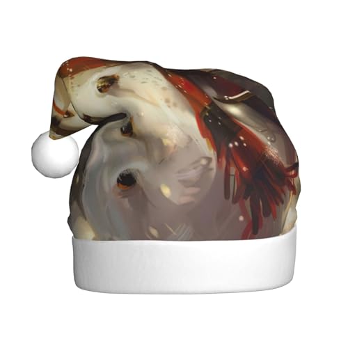 LIXLZH Weihnachtsmütze mit niedlichem Schneemann-Aufdruck, Unisex, Wintermütze, niedlich, auffällig LIXLZH Weihnachtsmütze mit niedlichem Schneemann-Aufdruck, Unisex, Wintermütze, niedlich, auffällig von LIXLZH