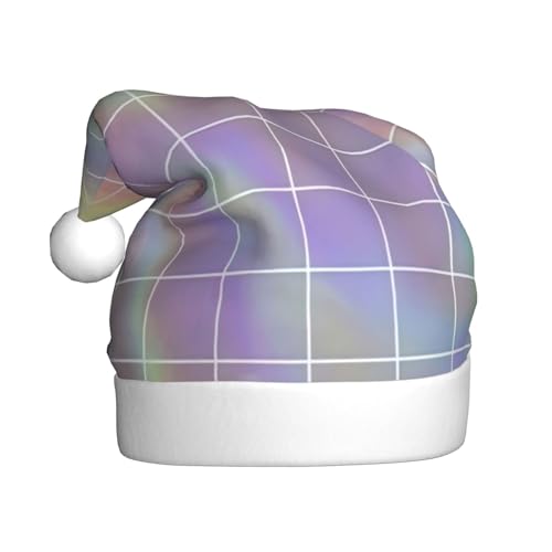 LIXLZH Weihnachtsmütze mit reflektierendem quadratischem Druck, Unisex, Wintermütze, niedlich, auffällig LIXLZH Weihnachtsmütze mit reflektierendem quadratischem Druck, Unisex, Wintermütze, niedlich, auffällig von LIXLZH